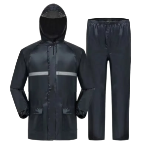 Waterproof Rain Suit with Reflective Strips