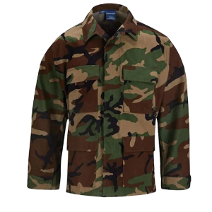 Tiger Stripe Camo BDU Military Shirt