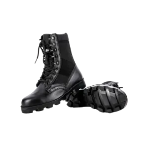 Mens Black Military Tactical Boot