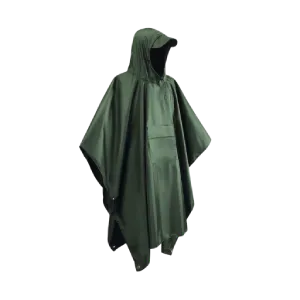 Military Camouflage Poncho Raincoat