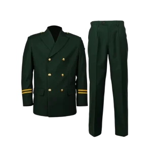 Camouflage Elegant Green Suit