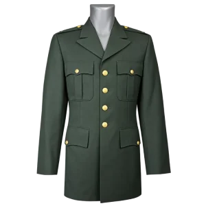 Military Olive Service Ceremonial Uniform