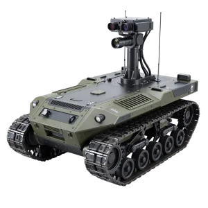 AI Powered Ground Surveillance Robot