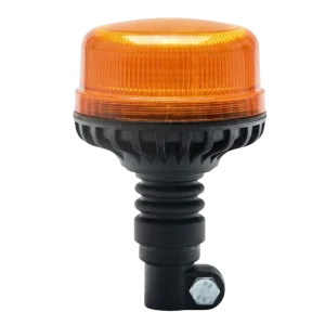 Spafax Lighting Defense Series Amber DIN Pole Flexible Beacon